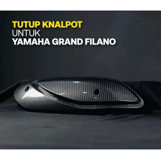 ฝาครอบท่อไอเสียคาร์บอนนีโม่ สําหรับ Yamaha grand filano