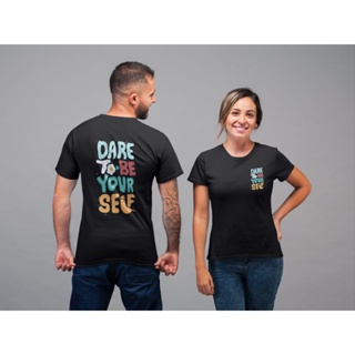 เสื้อยืด ลาย Kaos Kaos Distro DARE TO BE YOUR SELF สําหรับเด็ก และผู้ใหญ่ 24s