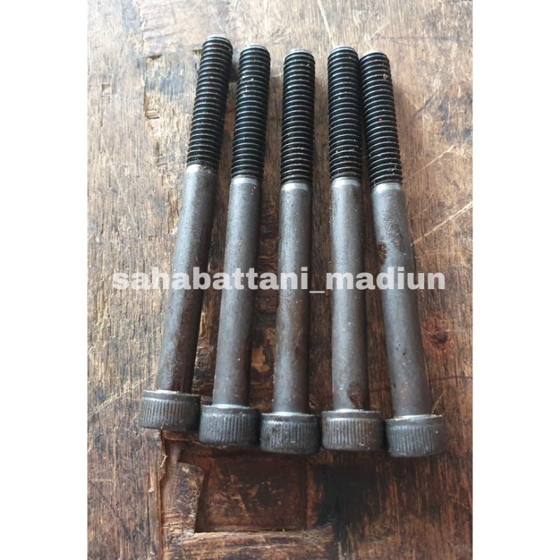 Bolt L M6X80 STEEL Bolt L เหล็ก M6 X 80 Bolt L STEEL M6 X 80 (8 ซม.) HALF THREAD