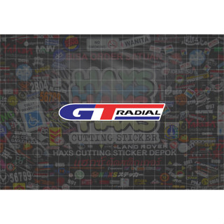 สติกเกอร์โลโก้ GT Radial ขนาด 10 ซม. สําหรับตกแต่งรถจักรยานยนต์ รถยนต์