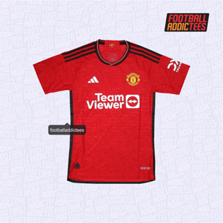 เสื้อกีฬาแขนสั้น ลายทีม MANCHESTER UNITED PLAYER ISSUE HOME 2023/2024