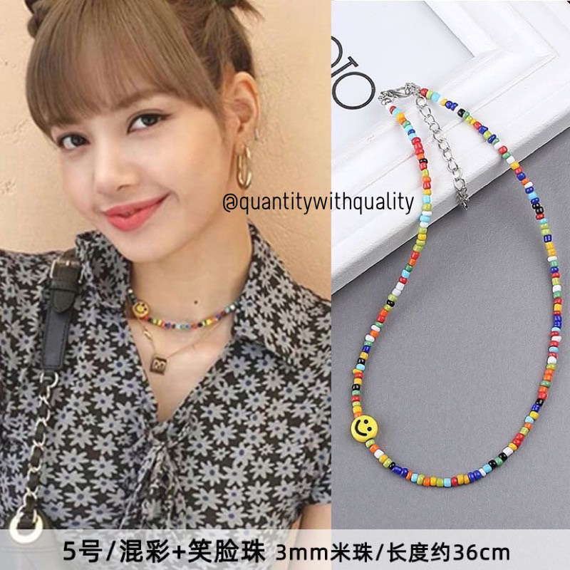 7.7 สร้อยคอลูกปัด Bohemian Smile Mix