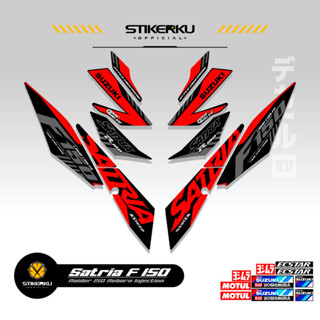 สติกเกอร์ลายทาง SATRIA FU 150 SIMPLE F150 SATRIA F150 2016-2022 STICKER STRIPING SATRIA FU R150 STOCK DECALS RIDER FI R150 SATRIA EDITION Stickerkudecall 11th MOTIF