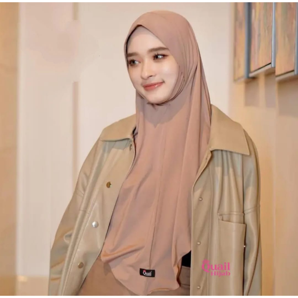 เสื้อคลุมฮิญาบ อินารา ฮิญาบ คางมาเลเซีย จัมโบ้ ไซซ์ L ฮิญาบ ใช้ตรงไวรัสทันที