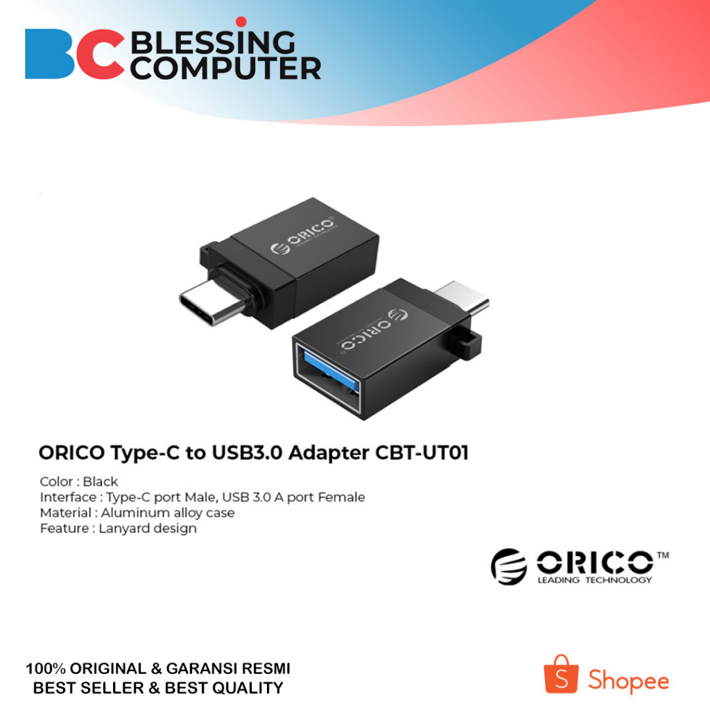 ORICO Type C เป็น USB3.0 OTG Adapter / ตัวแปลง Type C เป็น USB CBT-UT01