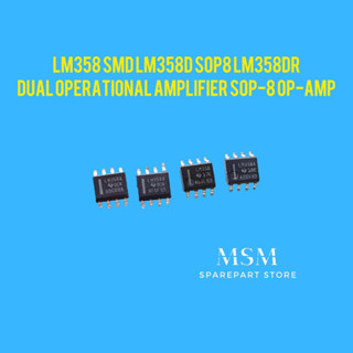 เครื่องขยายเสียง Lm358 SMD LM358D SOP8 LM358DR Sop-8 Op-Amp