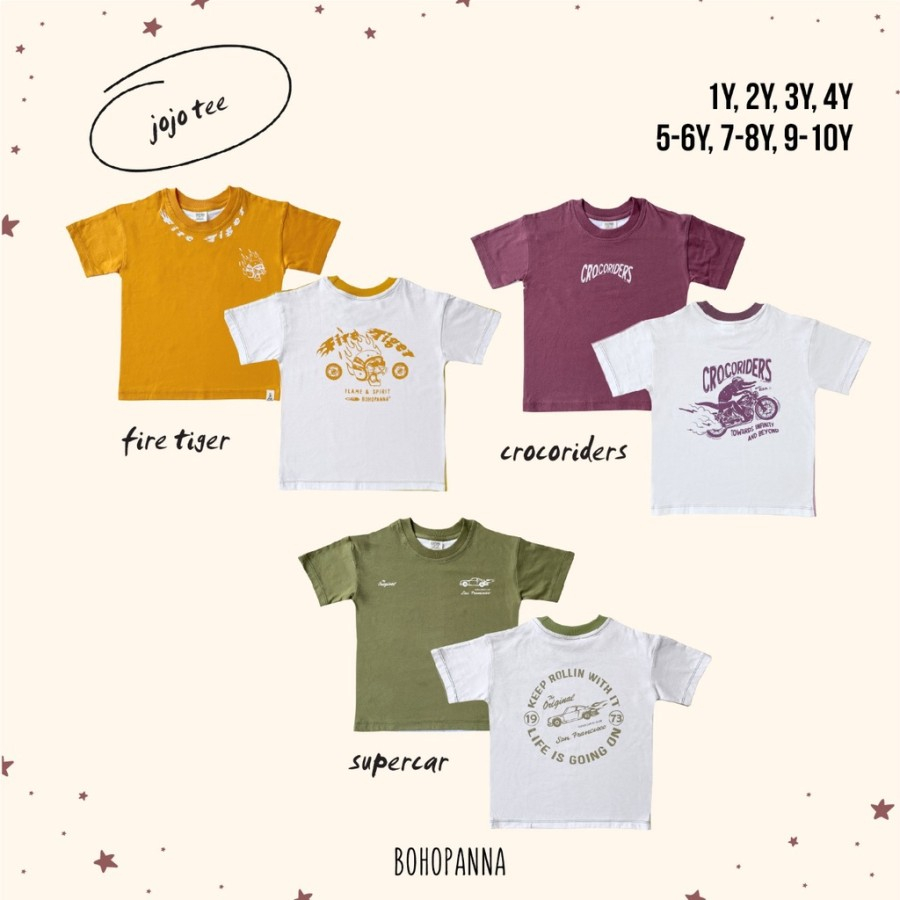 BOHOPNA - JOJO TEE - เสื้อเด็กชาย