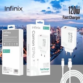 Charger Infinix Original Fast Charging 120 Watt Dan 33 Watt USB Micro Dan Type C