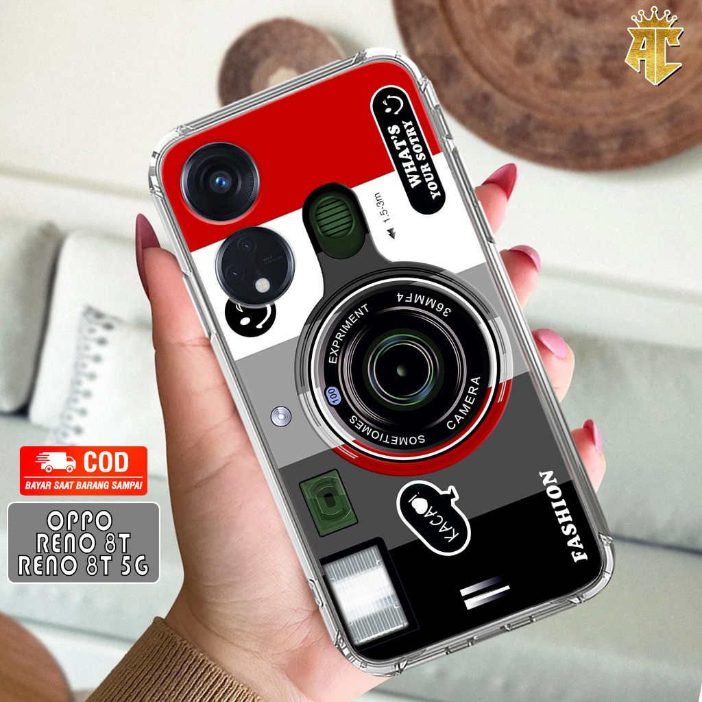 HP OPPO RENO 8T 4G CASE, RENO 8T 5G - ล่าสุด RENO 8T 4G, RENO 8T 5G Casing AERO STORE [MOTIF 17] Sil