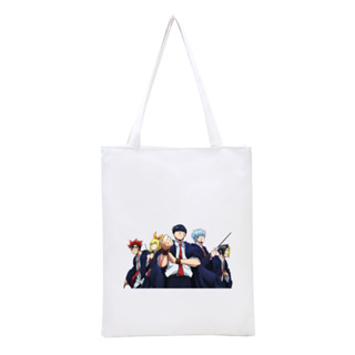 สามารถปรับแต่งได้ กระเป๋าโท้ท พิมพ์ลายการ์ตูนอนิเมะ MASHLE tas ransel tote bag drawstring || Kiiyoomii ||