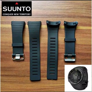 สายนาฬิกาข้อมือ สายยาง สีดํา สําหรับ Suunto core