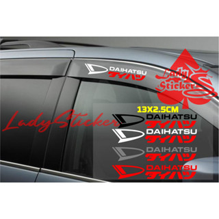 สติกเกอร์ตัดรางน้ํา daihatsu kanji japan สําหรับติดรถยนต์