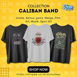 เสื้อยืด ผ้าฝ้าย พิมพ์ลายวง Caliban