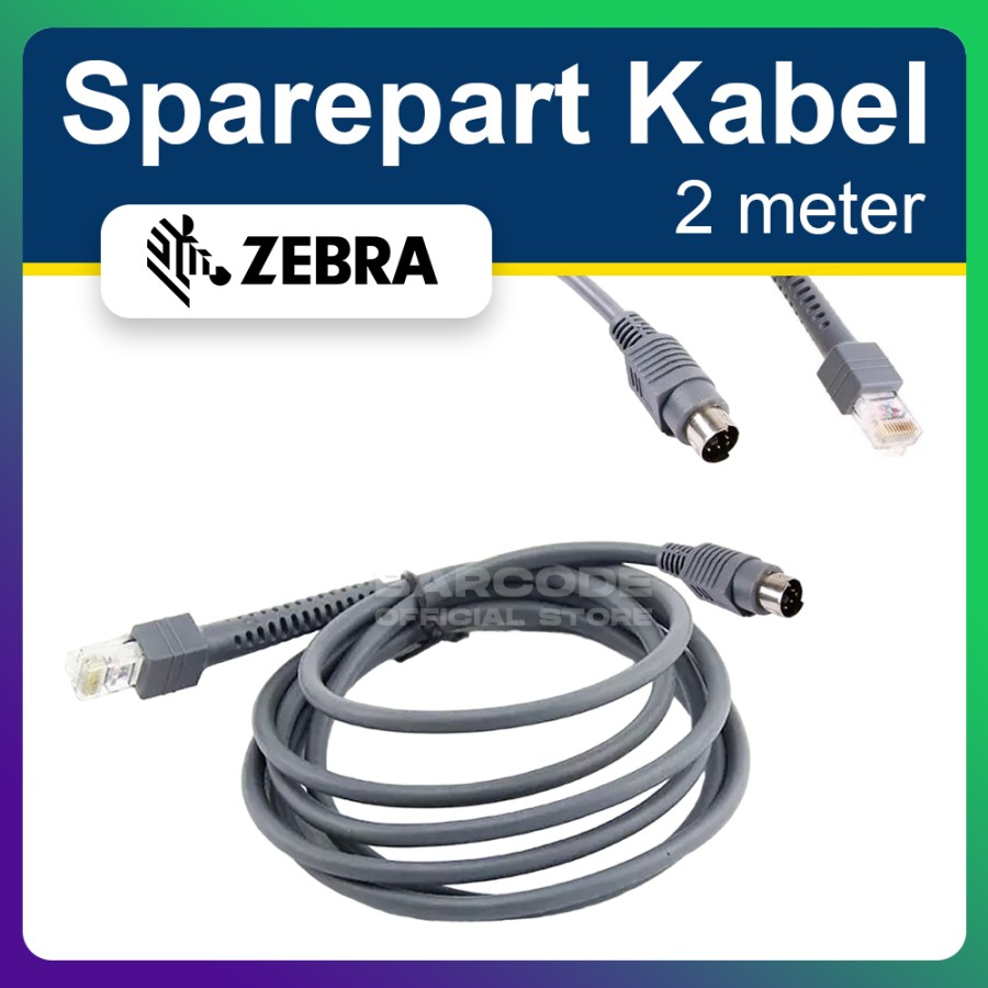 สายม้าลาย PS2 DS4608 DS-4608 DS 4608 เครื่องสแกนลายนิ้วมือ Barcode Handheld Original