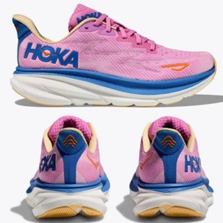 เสื้อออกกําลังกาย วิ่ง ยิม สําหรับผู้หญิง HOKA CLIF TOON 9 PEACH TOSCA