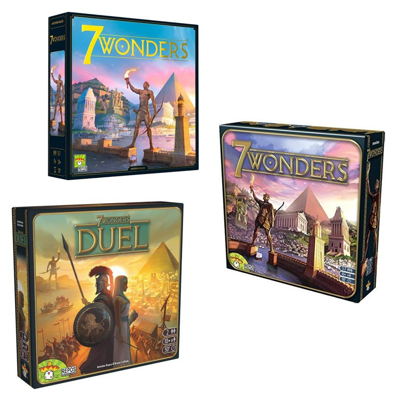 เกมกระดาน 7 Wonders รุ่นใหม่ Basic Duel Version Familygames