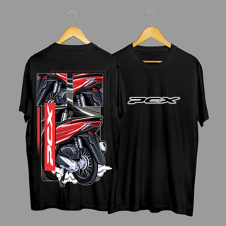 เสื้อยืด ลาย Honda PCX Magnificent Red Premium Motorcycle Distro