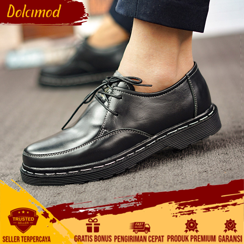 Semi FORMAL Mens LOAFERS LOAFERS - รองเท้าทํางานสํานักงานผู้ชายบริการอย่างเป็นทางการ - หนังวัวแบรนด์
