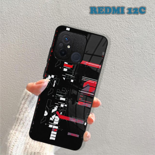 [MT17] เคสโทรศัพท์มือถือ เนื้อเงา ลายกลิตเตอร์ สําหรับ Xiaomi Redmi 12C