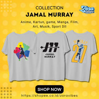 เสื้อยืดบาสเก็ตบอล ลาย NBA Jamal Murray สําหรับผู้ชาย และผู้หญิง