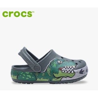 Crocs Dino รองเท้าแตะลําลอง สําหรับเด็ก