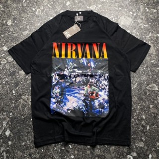 เสื้อยืด H&amp;M BAND NIRVANA BLACK พรีเมี่ยม ของแท้