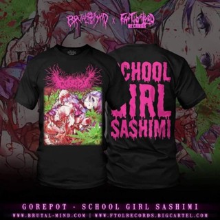 เสื้อยืด พิมพ์ลาย GOREPOT Sashimi สําหรับเด็กผู้หญิง