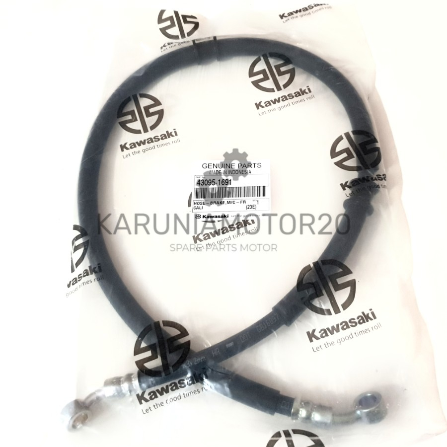 สายท่อเบรคหน้า W175 W 175 TR Original Kawasaki 43095-1691