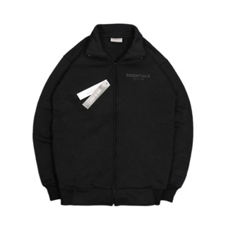  เสื้อแจ็กเก็ต Essentials FEAR OF GOD BLACK ON สีดํา