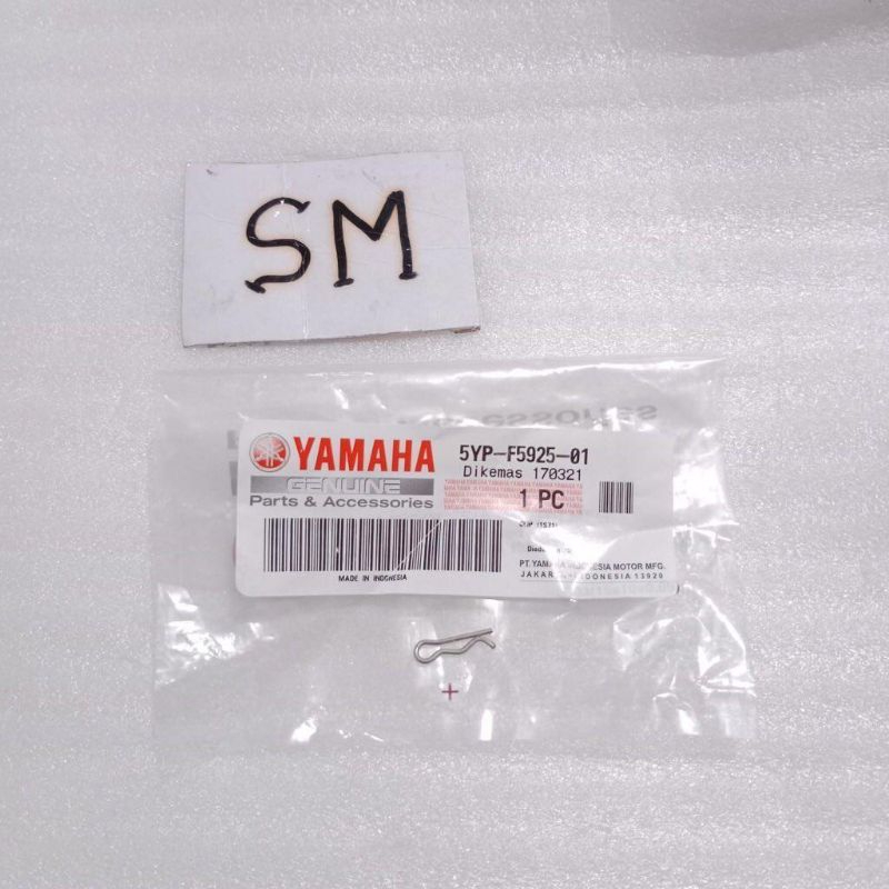 Clip pin คลิปล็อคผ้าเบรคหน้า Jupiter Z Mx Vega Mio Fino 125 5YP-F5925-01 ของแท้ Yamaha YGP