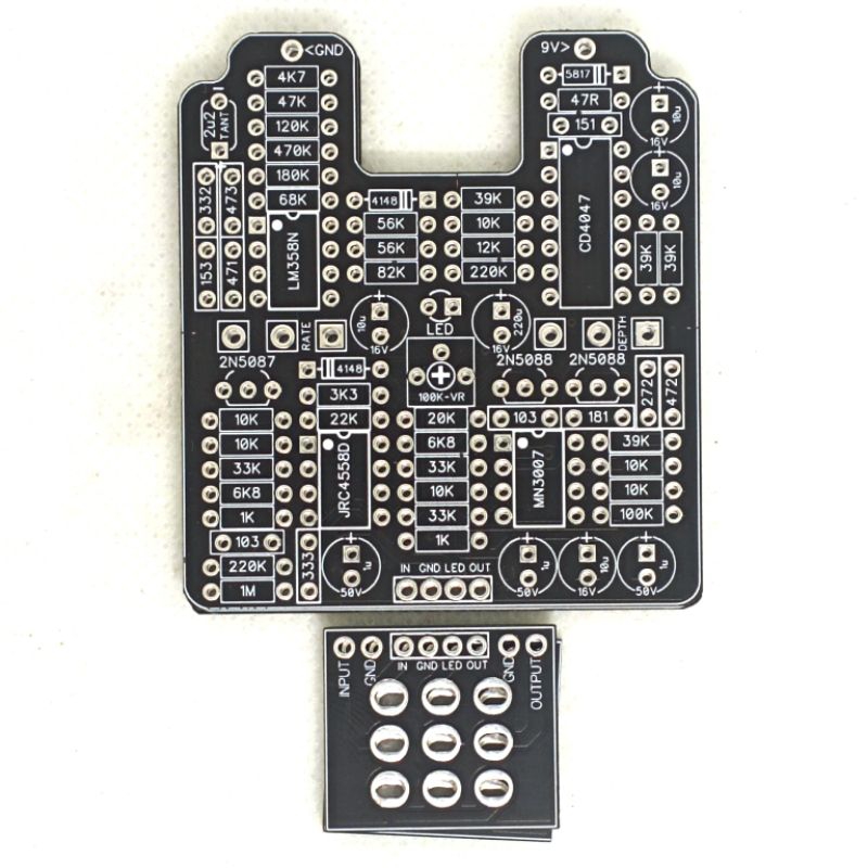 PCBFX-022 อ้างอิงจาก EHX Smallclone Chorus กีตาร์ Stompbox PCB DIY MN3007 1590B
