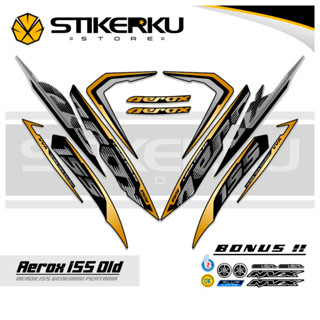 สติกเกอร์ ลาย OLD AEROX 155 VVA MOTIF OLD 155 VVA AEROX STICKER Unique AEROX 155 VVA STICKER AEROX 155 VVA STICKER STOCK DECAL LIST POLET Stickerkustore