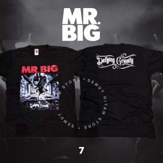 เสื้อยืด พิมพ์ลายวงร็อคเมทัล Mr BIG DEFYING GRAVITY Builtup Prapatan Rebel Puritan