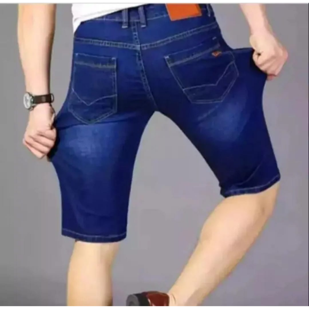 ILY LABEL MEN WEAR SHORT JEANS STRETCH