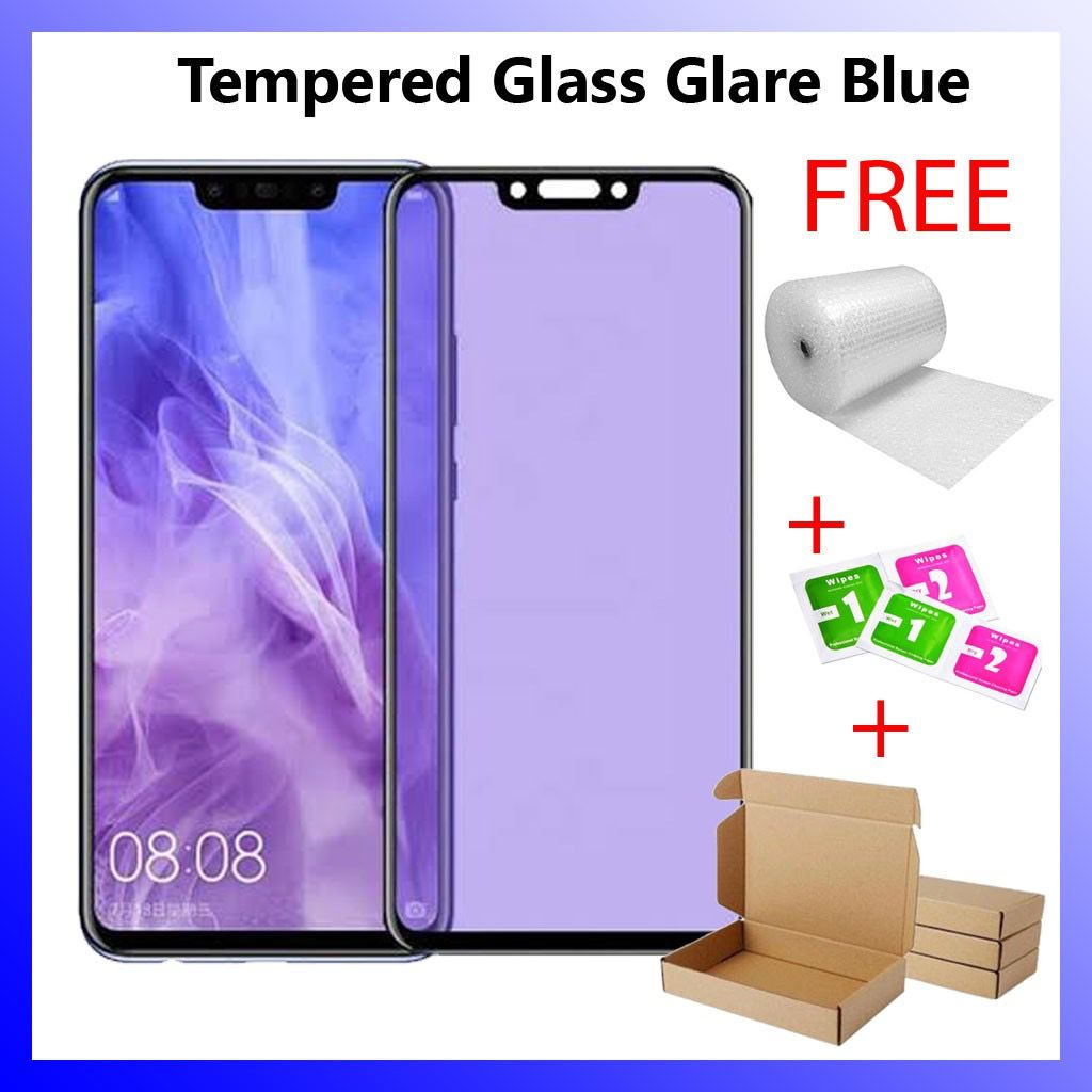 กระจกนิรภัย Anti Blue BL Glare สําหรับ Oppo A94 F1 F11 F15 F17 F19 F3 F5 F7 F9 Reno 2 3 4 4F 5 5F 5z