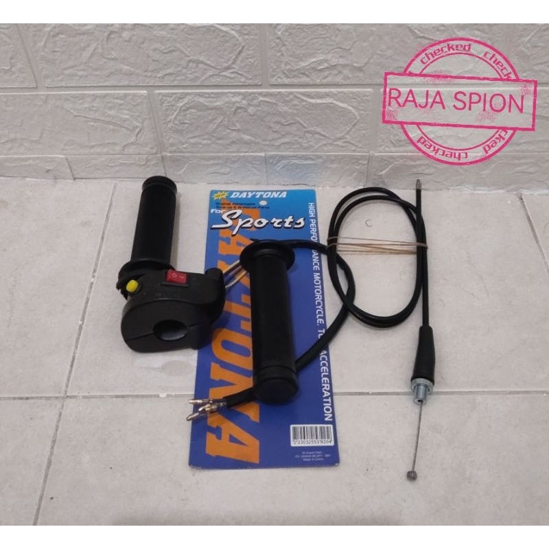 TOMBOL Dytona Cash Gas 2 Buttons/Cash Gas 2 ปุ่มเหล็ก