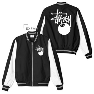 เสื้อแจ็กเก็ต Sukajan Stussy 8ball Bomber