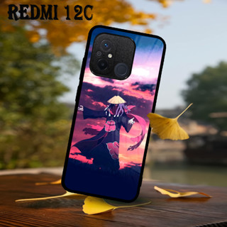 [A40] เคส Xiaomi REDMI 12C กลิตเตอร์ | เคส Hp เคลือบเงา | Itachi Motif