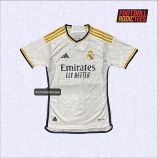 เสื้อกีฬาแขนสั้น ลายทีม MADRID PLAYER ISSUE HOME 2023/2024