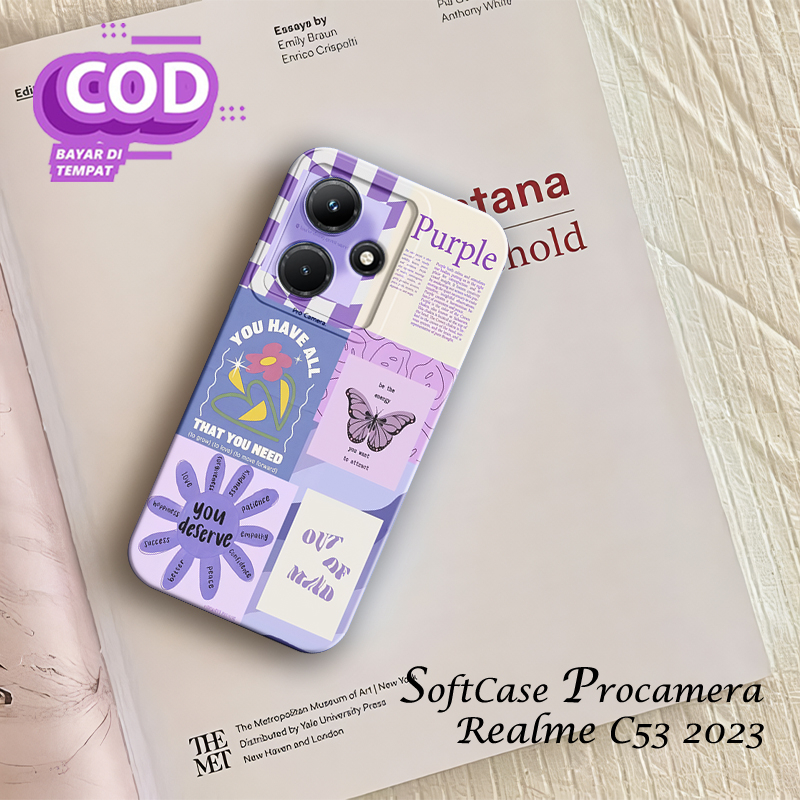 REALME C53 CASE - SOFTCASE PRO CAMERA REALME C53 - เคส REALME C53 - เคส REALME C53 2023 - เคส FLEXIB