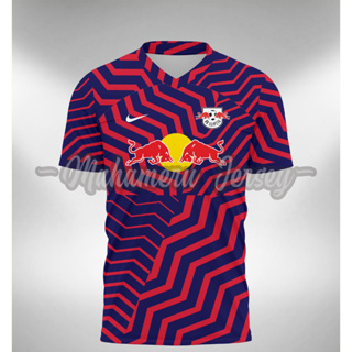 เสื้อกีฬาแขนสั้น ลายทีม RB Leipzig Away 2023 2024