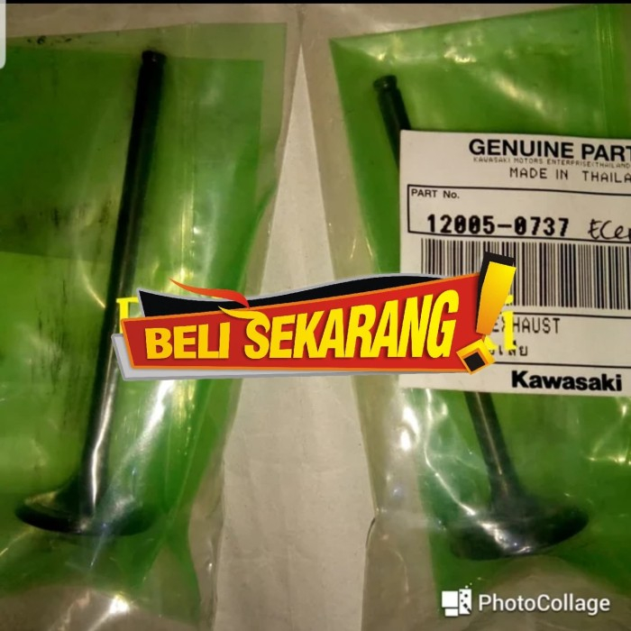 (737) คลิปคลิป EXHAUST EX NINJA 250 N250 RR MONO Z250SL KLX250 DTRACKER 250 1 ORIGINAL KAWASAKI CYLI