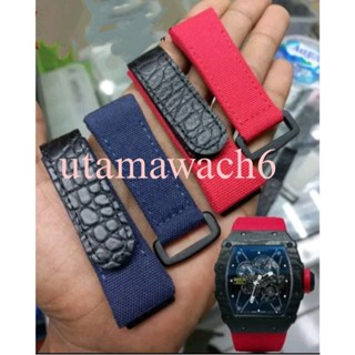 สายนาฬิกาข้อมือ ผ้าแคนวาส ไนล่อน RM 207-02 RM-35 01
