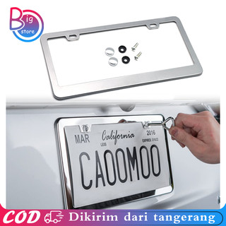 Frame Plat Nomor Mobil Us Tempat Plat Mobil Stainless Steel Dudukan Plat Nomer Mobil Tempat Plat Nomer Mobil