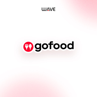 สติกเกอร์ไวนิล GoFood Doff กันน้ํา สําหรับติดตกแต่งเครือข่าย Gojek GoTo