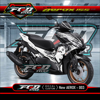 สติกเกอร์รูปลอก Fullbody Variation All New Aerox 155 เชื่อมต่อ 003