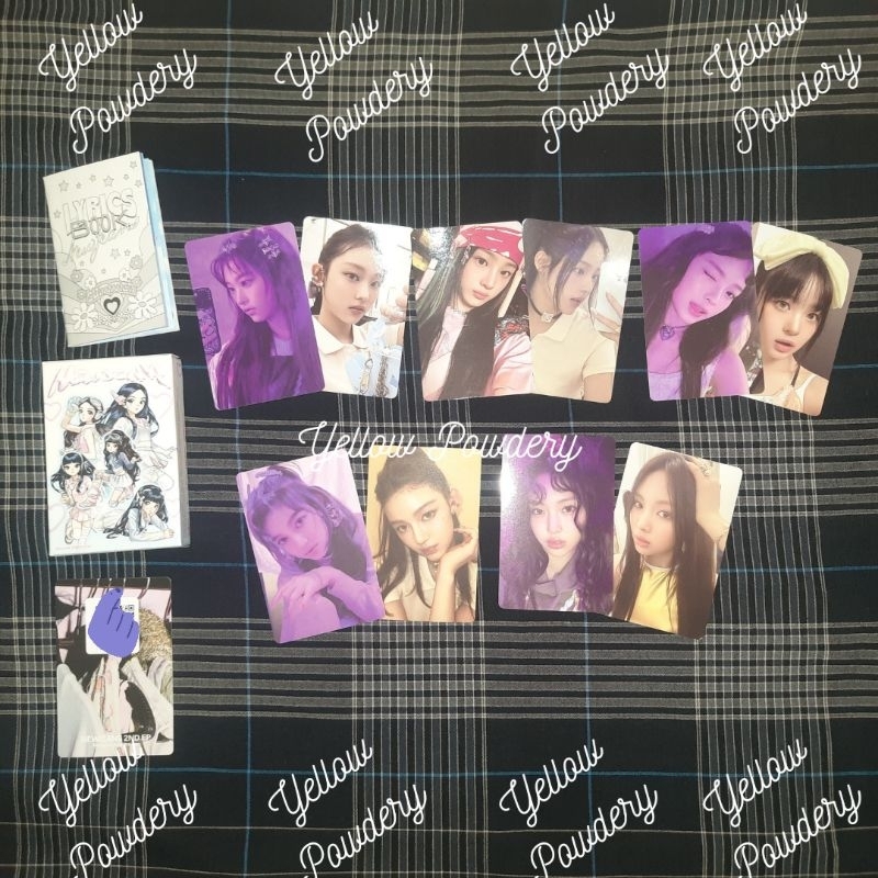 พร้อมกางเกงยีนส์ใหม่ GET UP PC ALBUM WEVERSE รุ่น PHOTOCARD HANNIELLE HAERIN HYEIN LUCKYDRAW KPOPMER