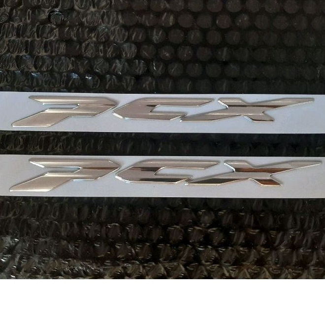โลโก้สัญลักษณ์ PCX 160 K1Z (2021 - 2024) ราคาโครเมียมเต็ม 2 ชิ้น คู่ซ้ายและขวา