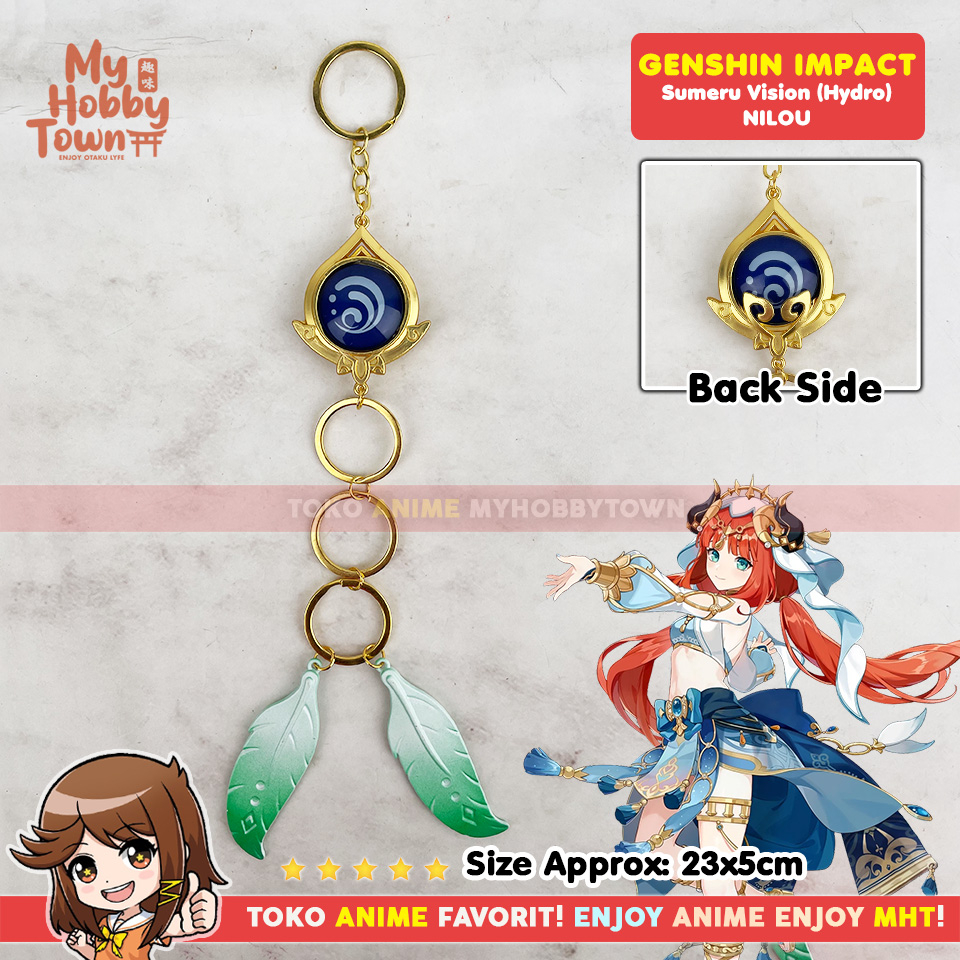 GANTUNGAN Genshin Impact พวงกุญแจการมองเห็น Nilou Sumeru