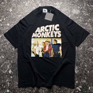 เสื้อยืดพรีเมี่ยม พิมพ์ลาย Arctic MONKEYS สีดํา